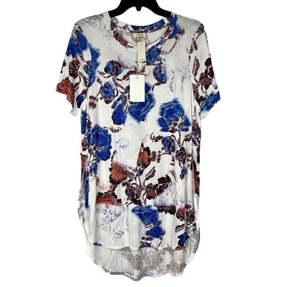 NWT Wilfred Floral Capucine Oak Cabernet T-shirt Large - Picture 1 of 10